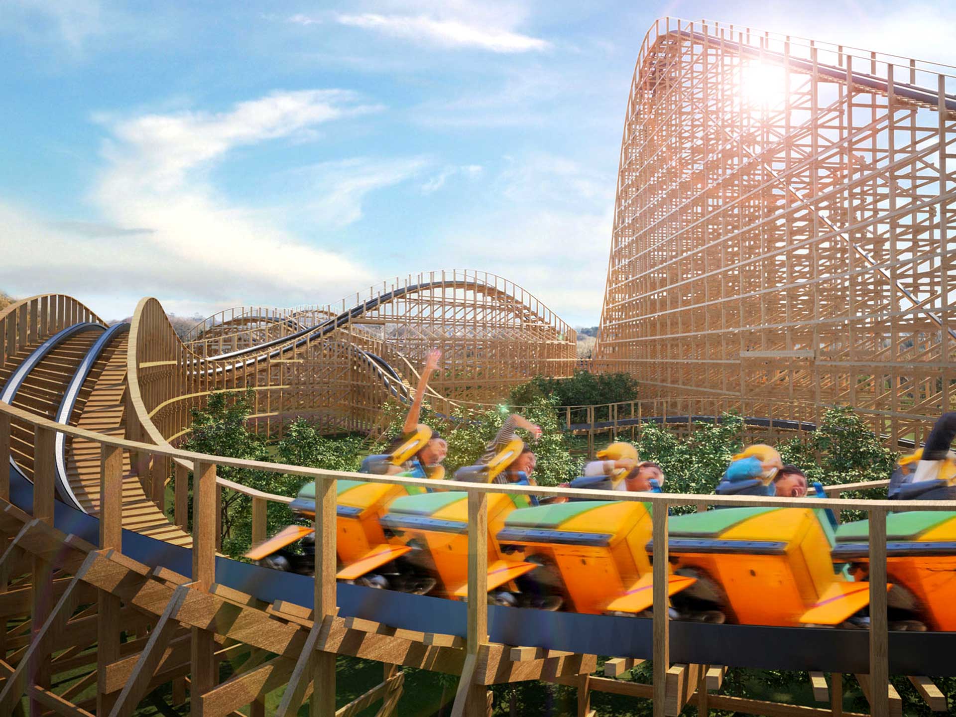 Tayto Park theme park in Ireland